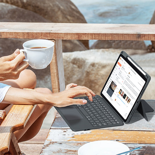 The Ideal Companion for Digital Nomads: Backstand Rugged Keyboard Case for iPad