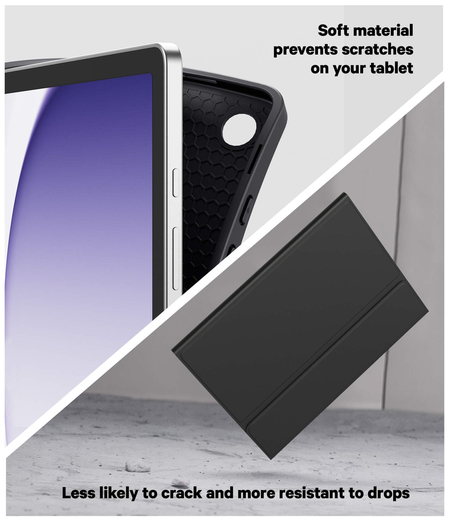 CHESONA Step Series Keyboard Case for Samsung Galaxy tablet A9+ 11"