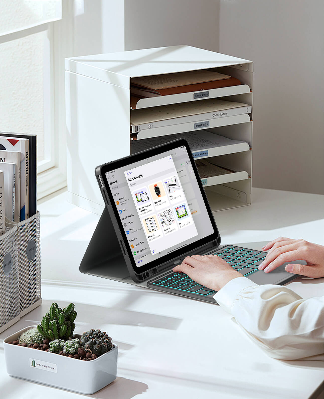 CHESONA Step Series Keyboard Case for iPad 10th 10.9''