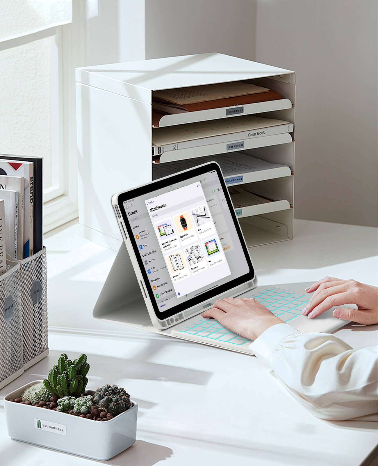 CHESONA Step Series Keyboard Case for iPad 10th 10.9''