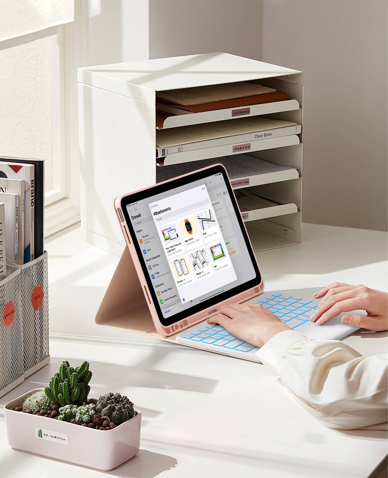 CHESONA Step Series Keyboard Case for iPad 10th 10.9''