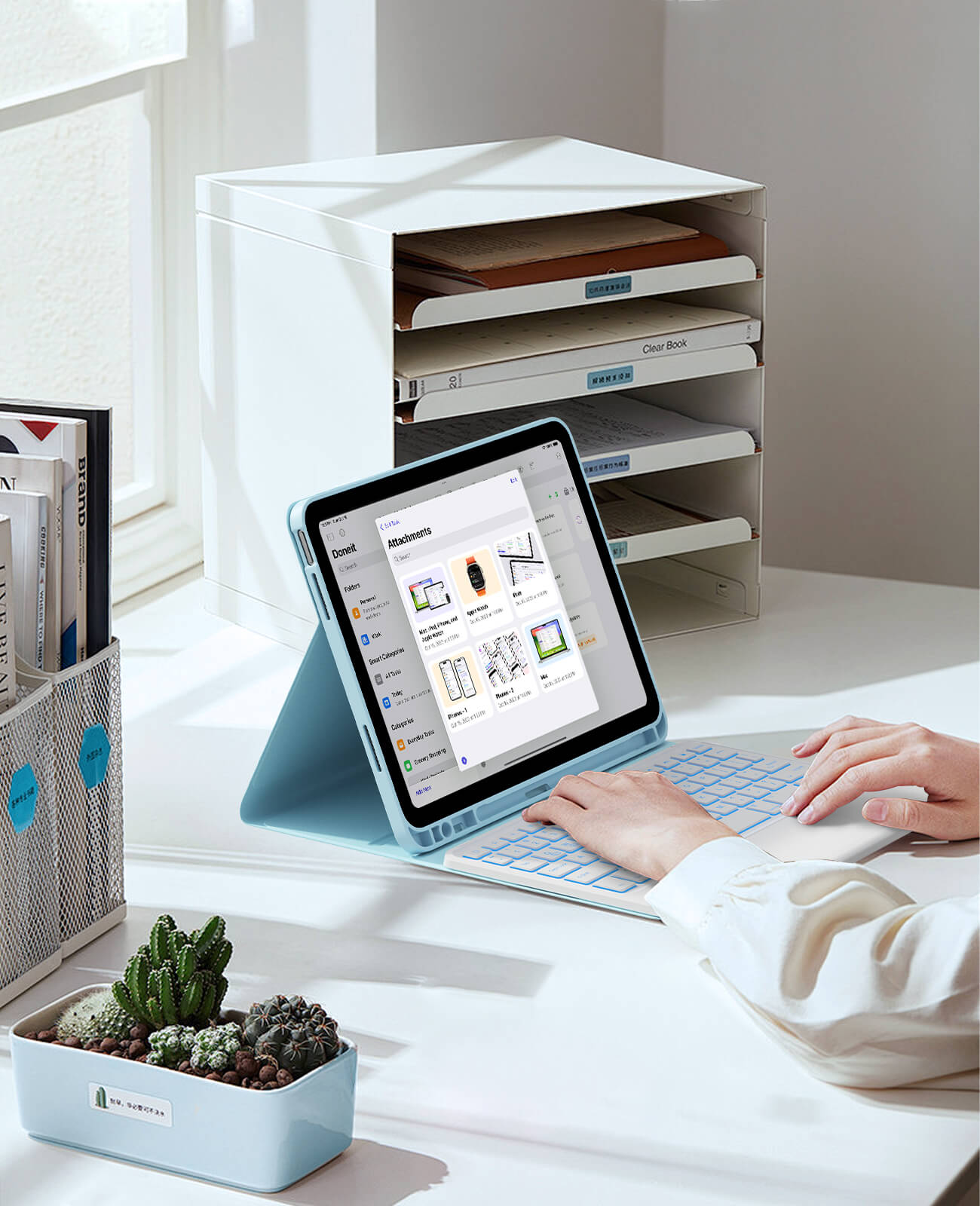 CHESONA Step Series Keyboard Case for iPad 10th 10.9''