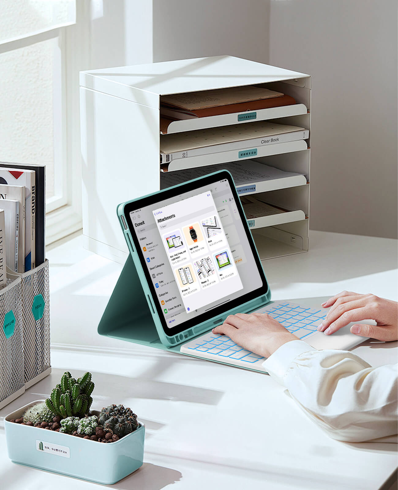 CHESONA Step Series Keyboard Case for iPad 10th 10.9''