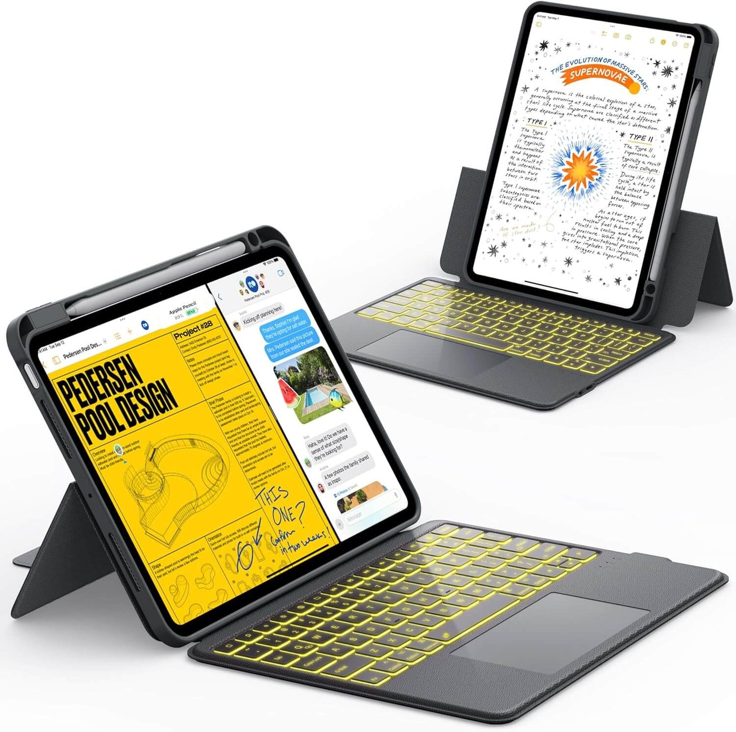 CHESONA Rugged Series Keyboard Case for iPad Pro 11'' (M4, 2024)