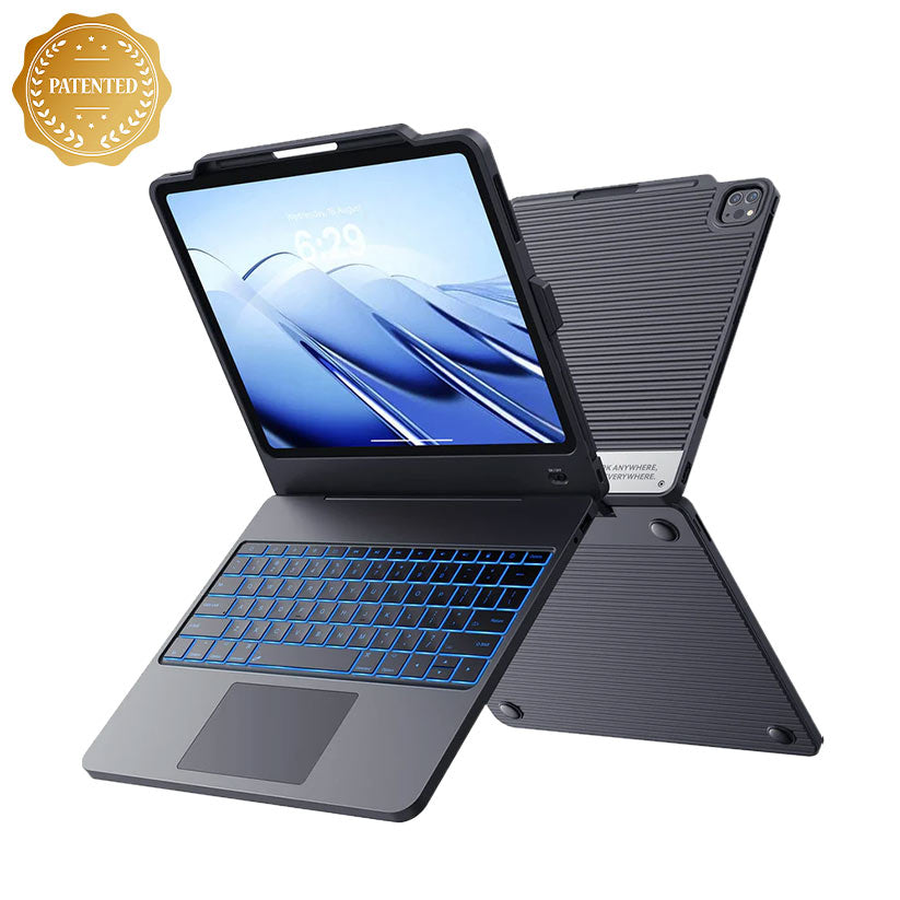 CHESONA ArmorDock Series Keyboard Case for iPad Pro 12.9" 6/5/4/3th