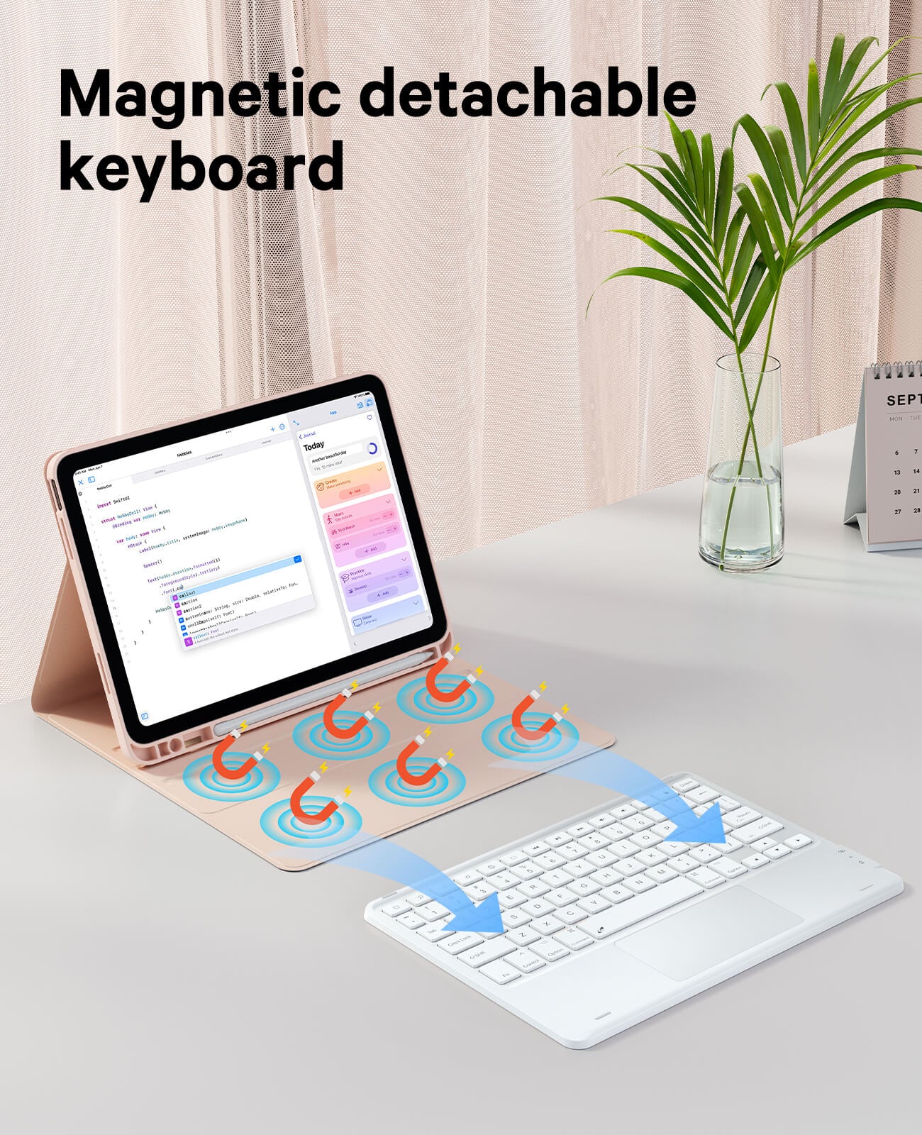 CHESONA Step Series Keyboard Case for iPad 10th 10.9''