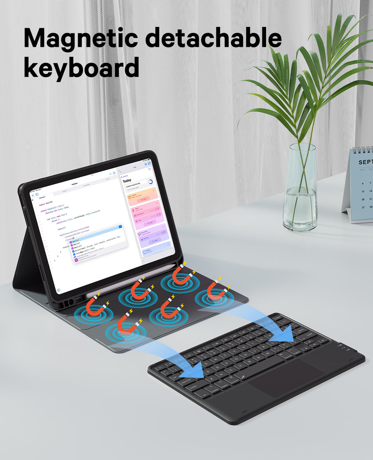 CHESONA Step Series Keyboard Case for iPad 10th 10.9''