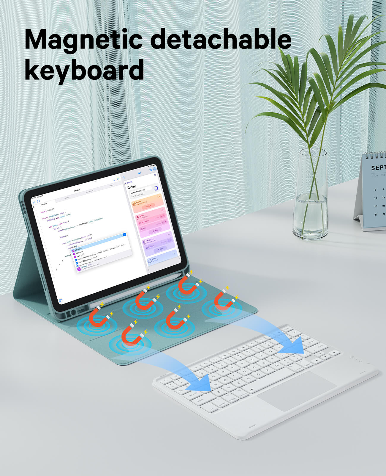CHESONA Step Series Keyboard Case for iPad 10th 10.9''