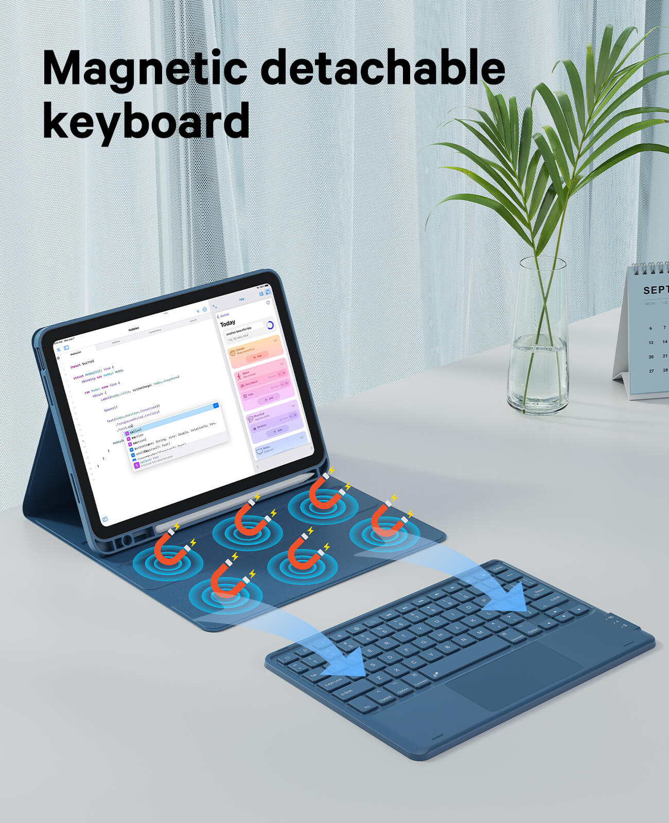 CHESONA Step Series Keyboard Case for iPad 10th 10.9''