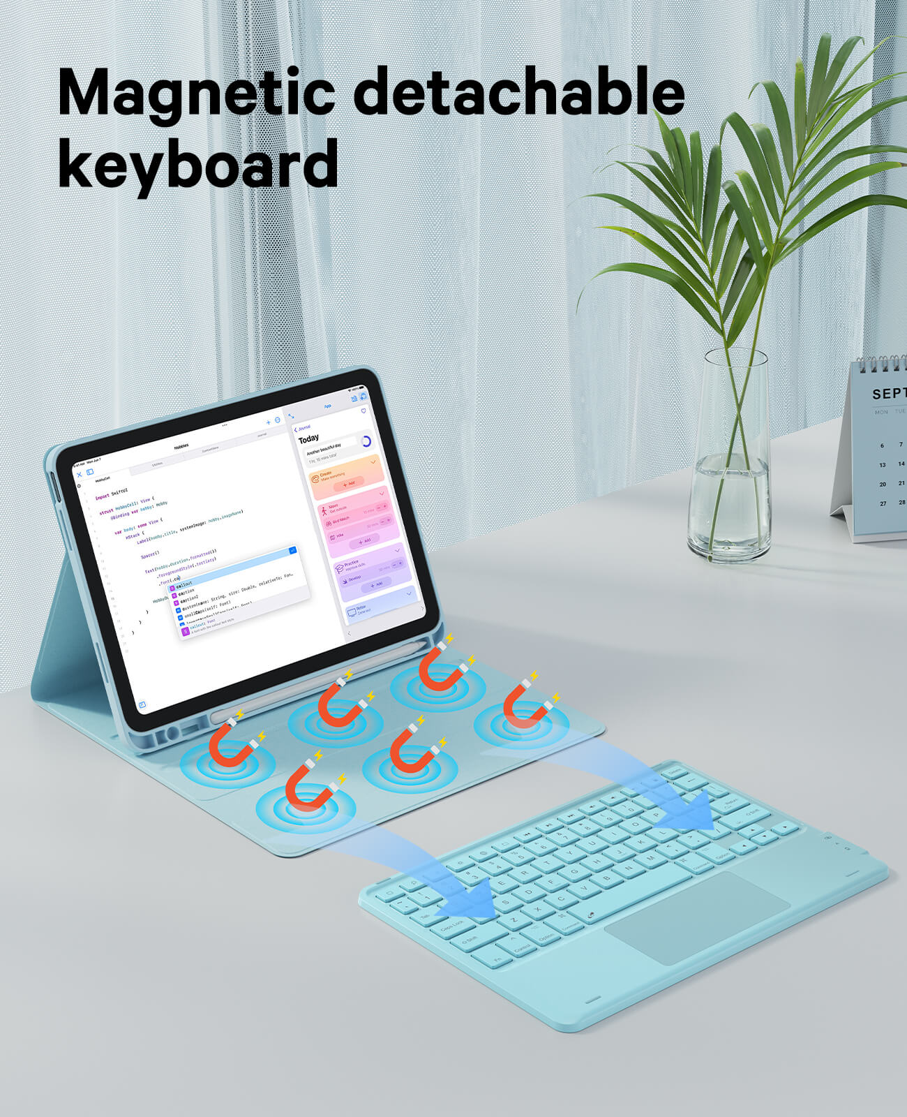 CHESONA Step Series Keyboard Case for iPad 10th 10.9''