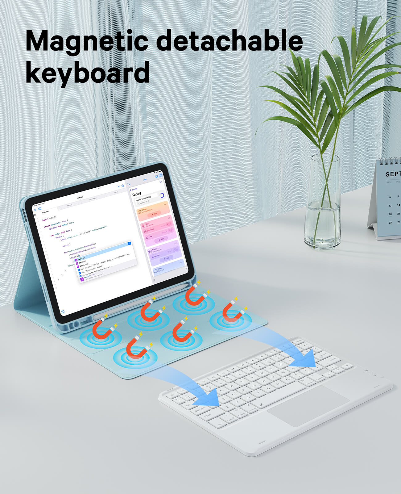 CHESONA Step Series Keyboard Case for iPad 10th 10.9''