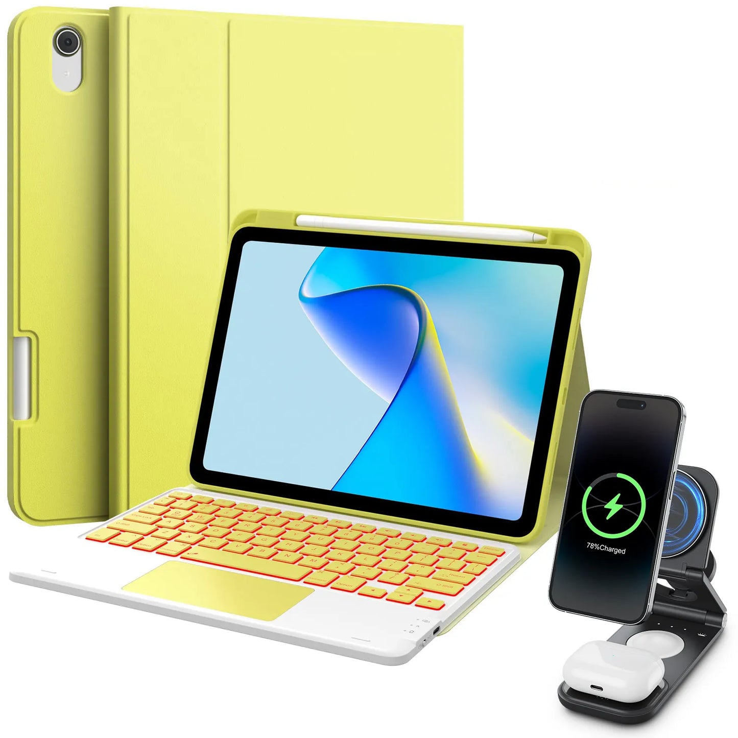 Step Series Waterproof Keyboard Case & Wireless Charging Bundle