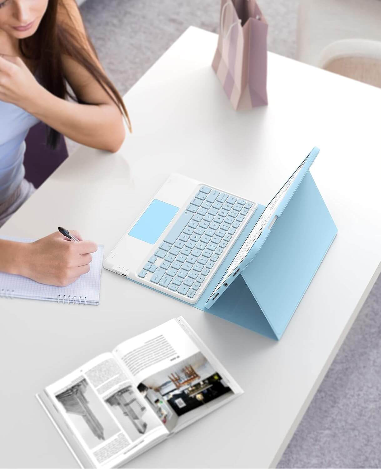 CHESONA Step Series Keyboard Case for iPad Air 11 inch/ Air 5th 4th Gen 10.9 inch
