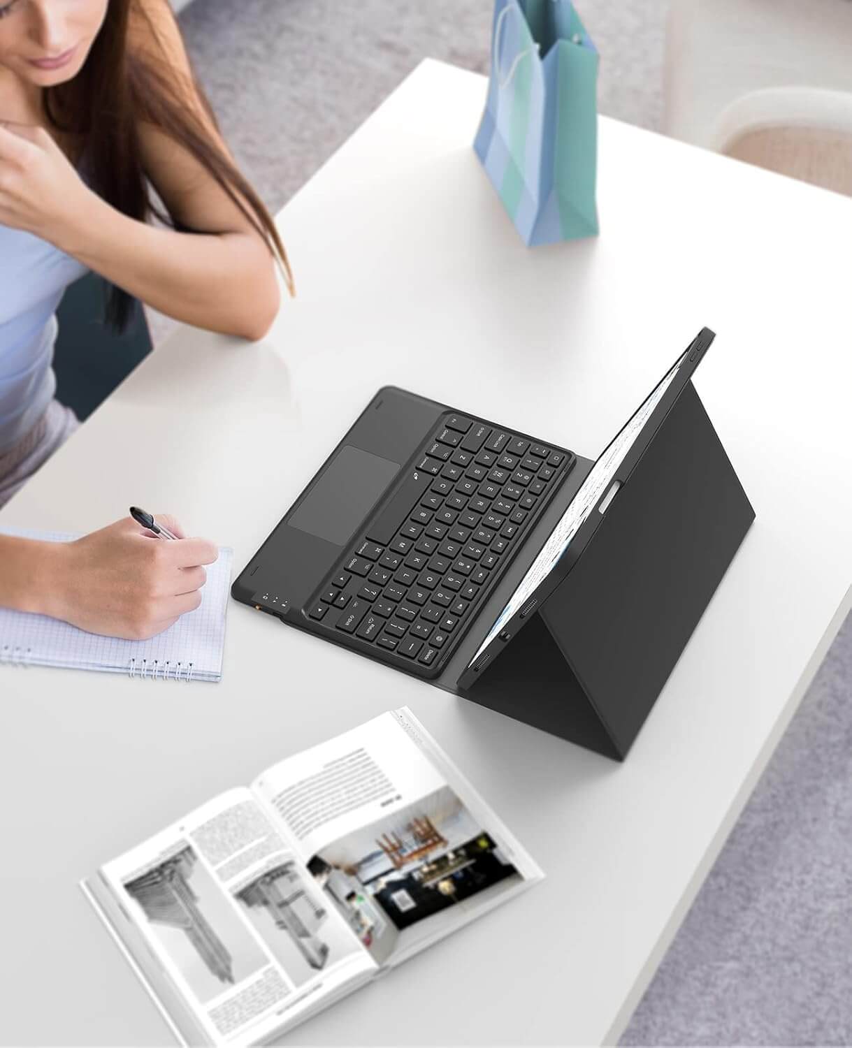 CHESONA Step Series Keyboard Case for iPad Air 11 inch/ Air 5th 4th Gen 10.9 inch