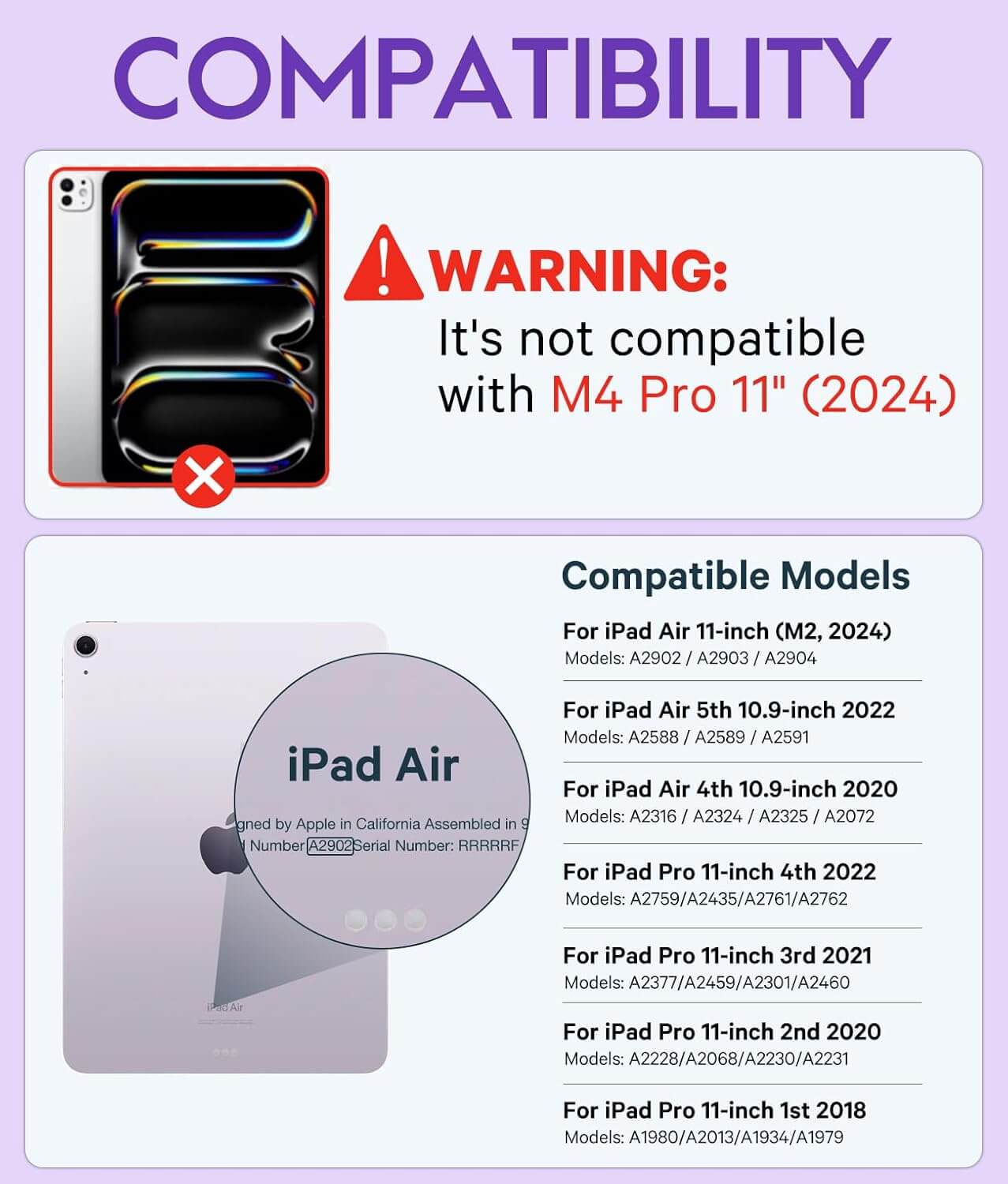 CHESONA Step Series Keyboard Case for iPad Pro 11" 4th/3rd/2nd/1st Gen/Air 10.9"