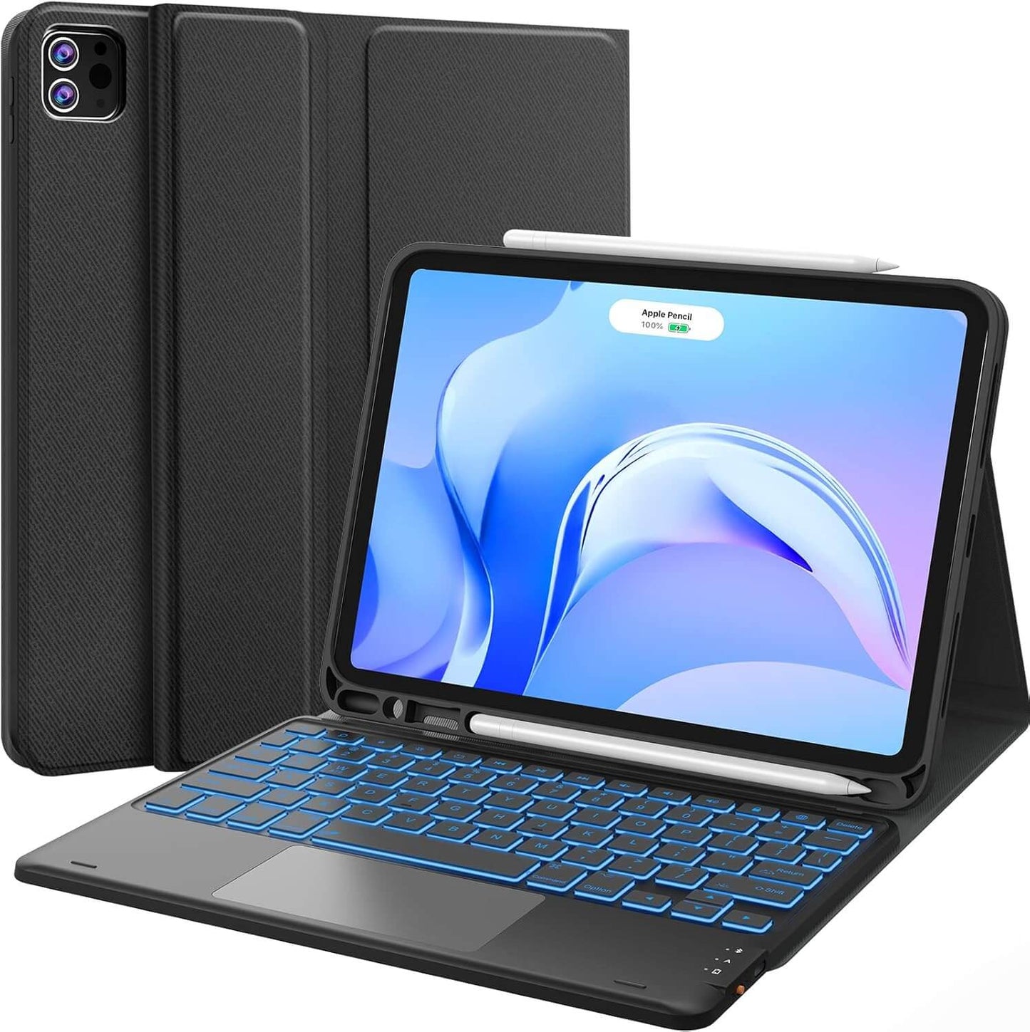 CHESONA Step Series Keyboard Case for iPad Pro 11" 4th/3rd/2nd/1st Gen/Air 10.9"