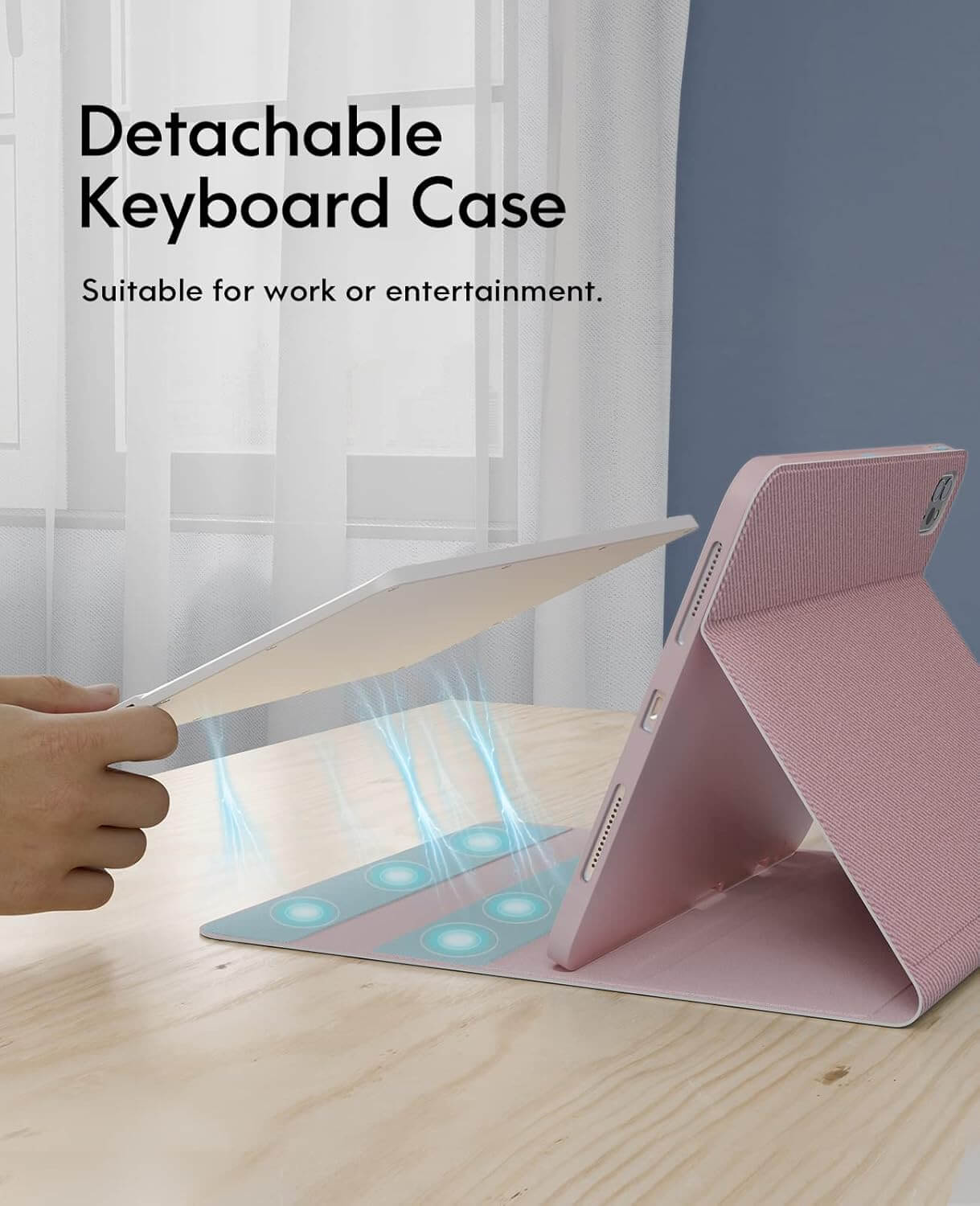 CHESONA Step Series Keyboard Case for iPad Pro 11" 4th/3rd/2nd/1st Gen/Air 10.9"