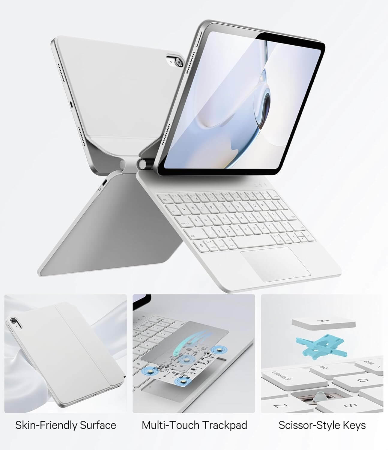 CHESONA Cloud Series Keyboard Case for iPad 10th Gen 2022