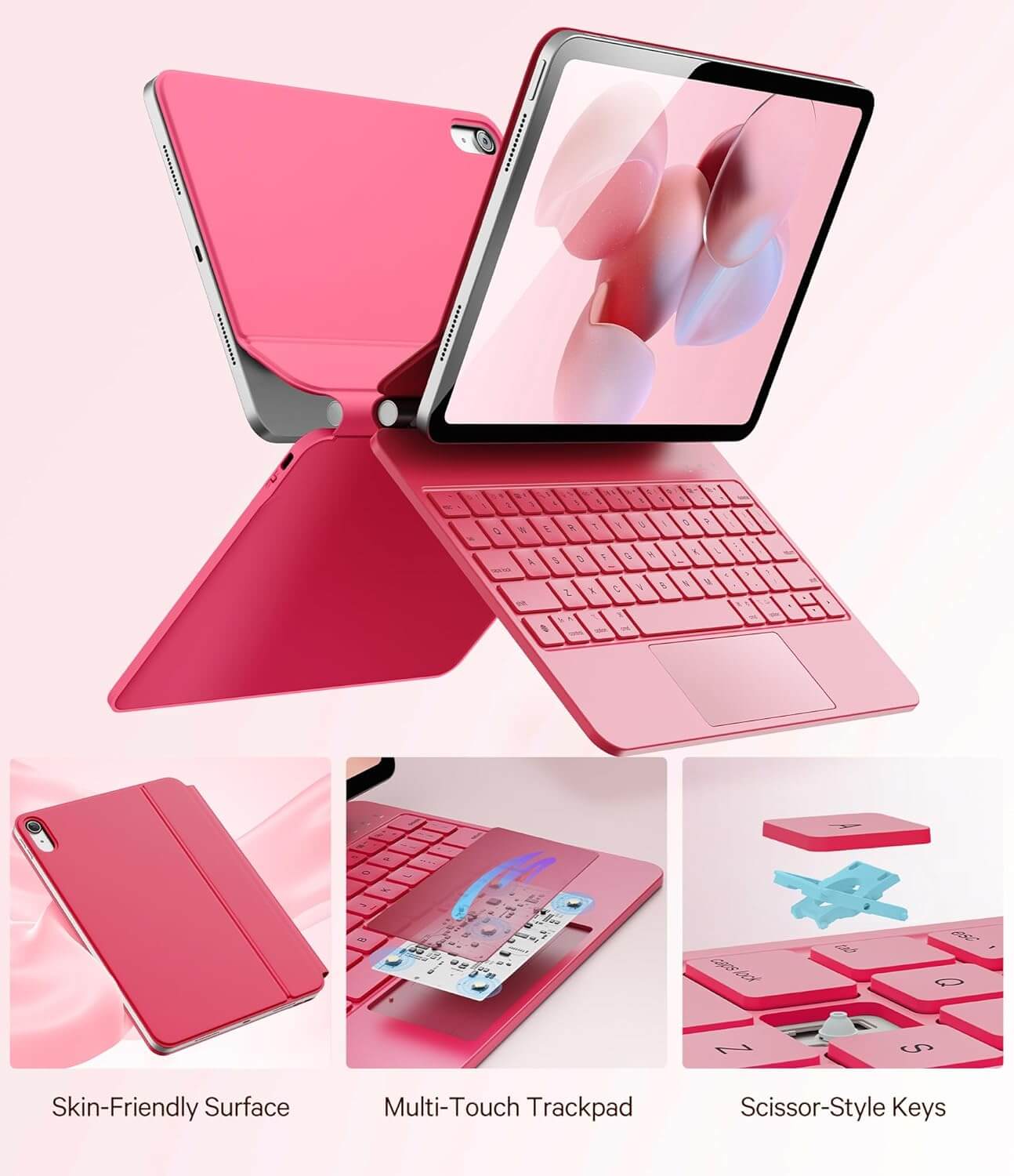 CHESONA Cloud Series Keyboard Case for iPad 10th Gen 2022