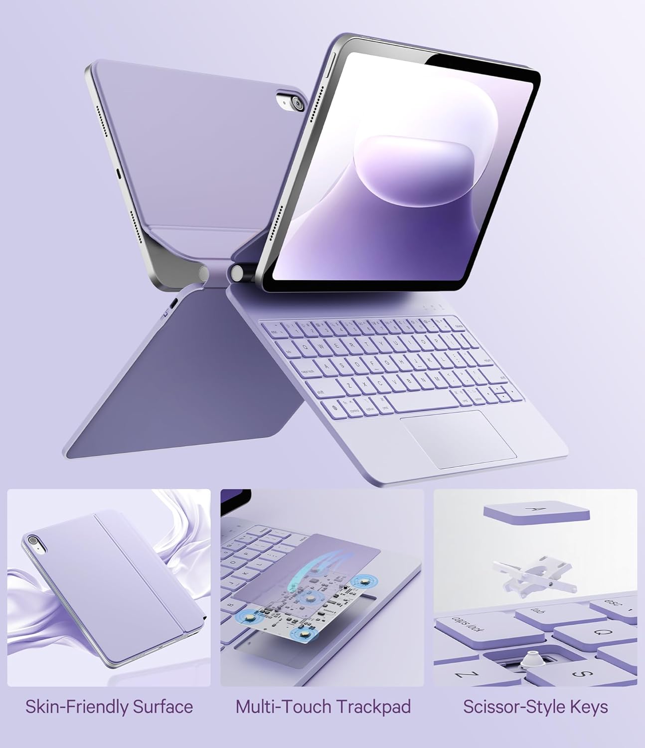 CHESONA Cloud Series Keyboard Case for iPad 10th Gen 2022