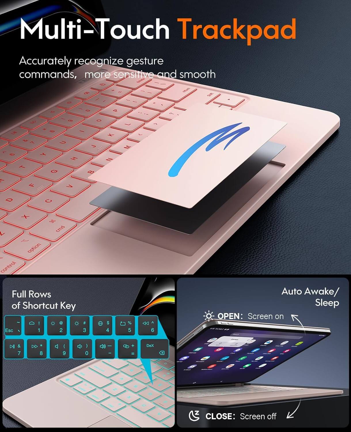 CHESONA Cloud Series Keyboard Case for iPad Pro 13'' (M4) 2024