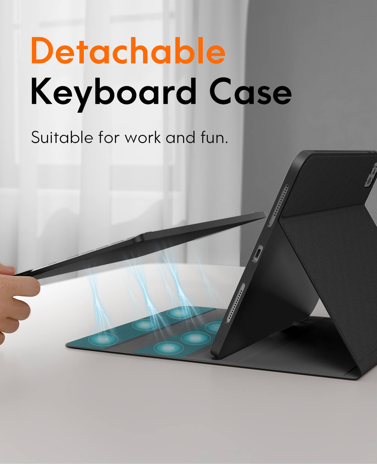 CHESONA Step Series Keyboard Case for iPad Pro 13 Inch (M4) 2024