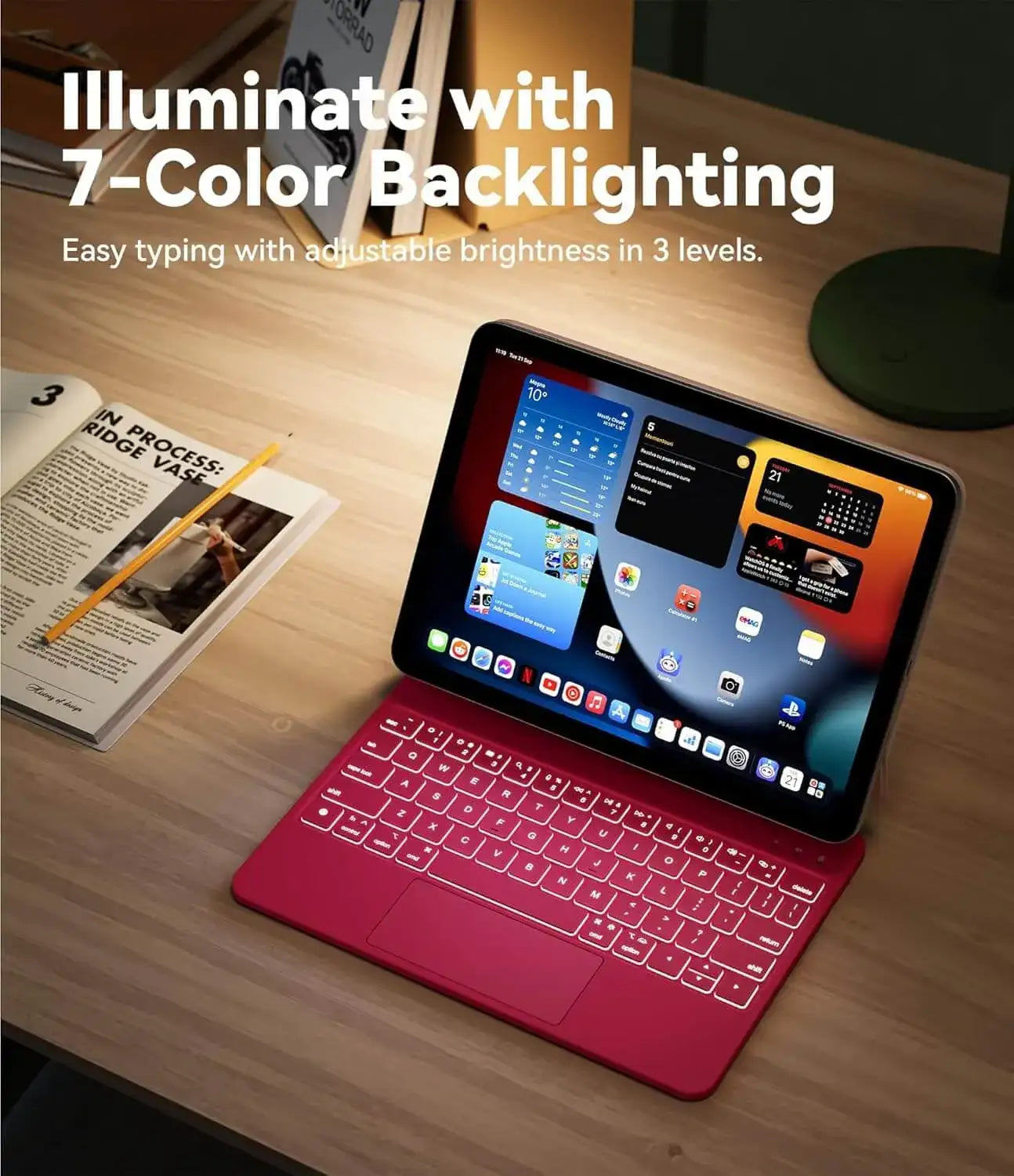 CHESONA Cloud Series Keyboard Case for iPad 10th Gen 2022