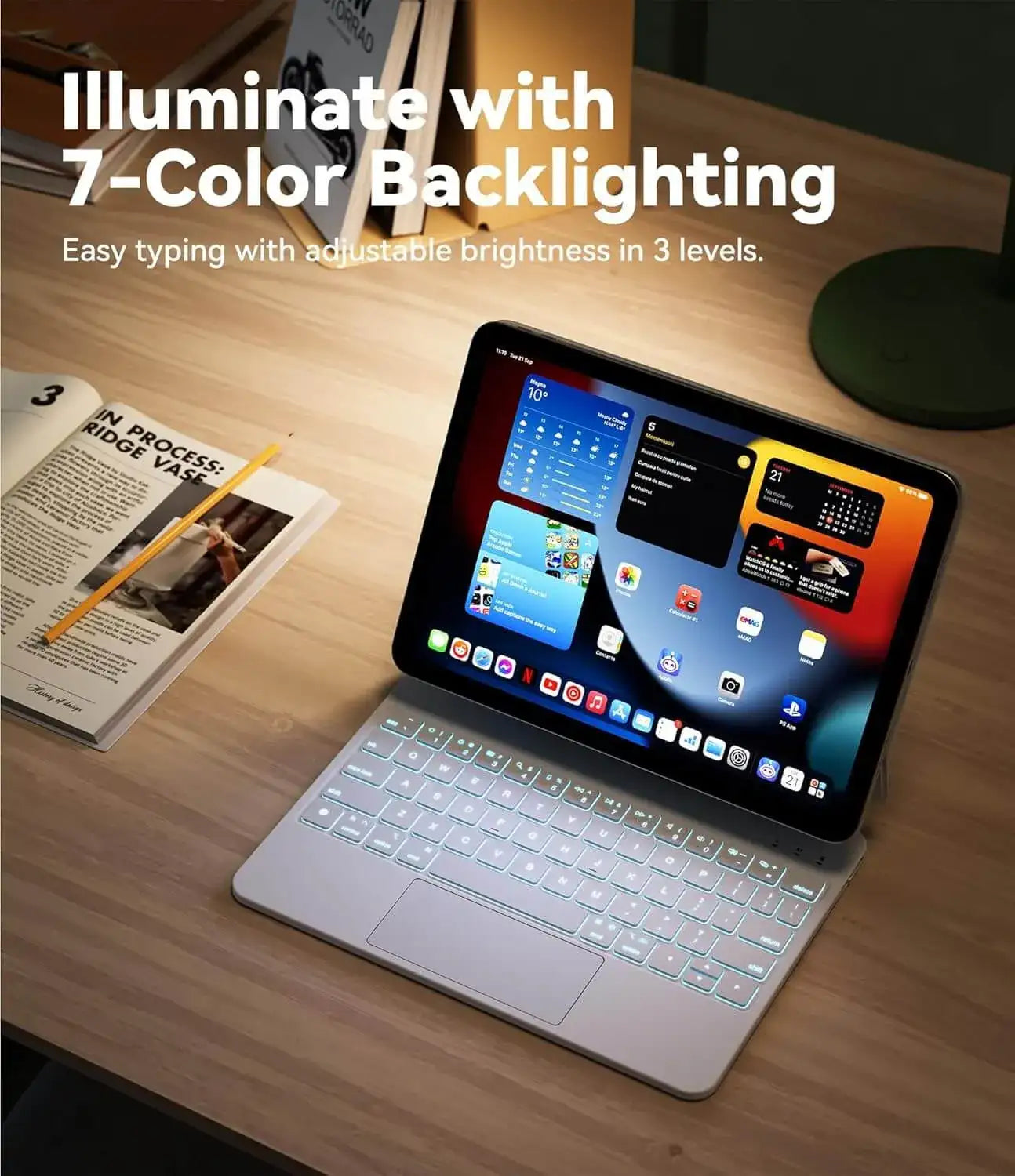 CHESONA Cloud Series Keyboard Case for iPad 10th Gen 2022