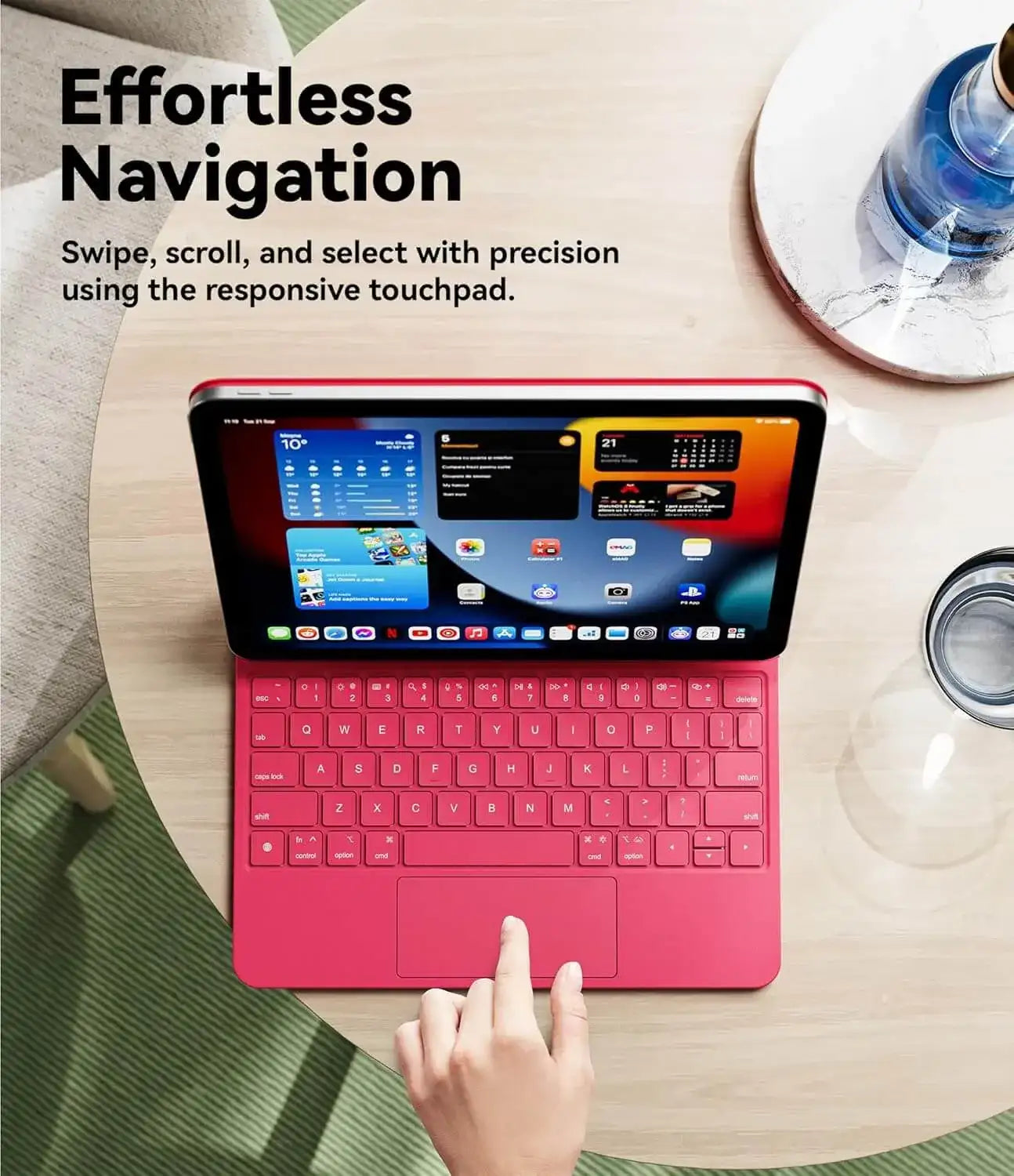 CHESONA Cloud Series Keyboard Case for iPad 10th Gen 2022