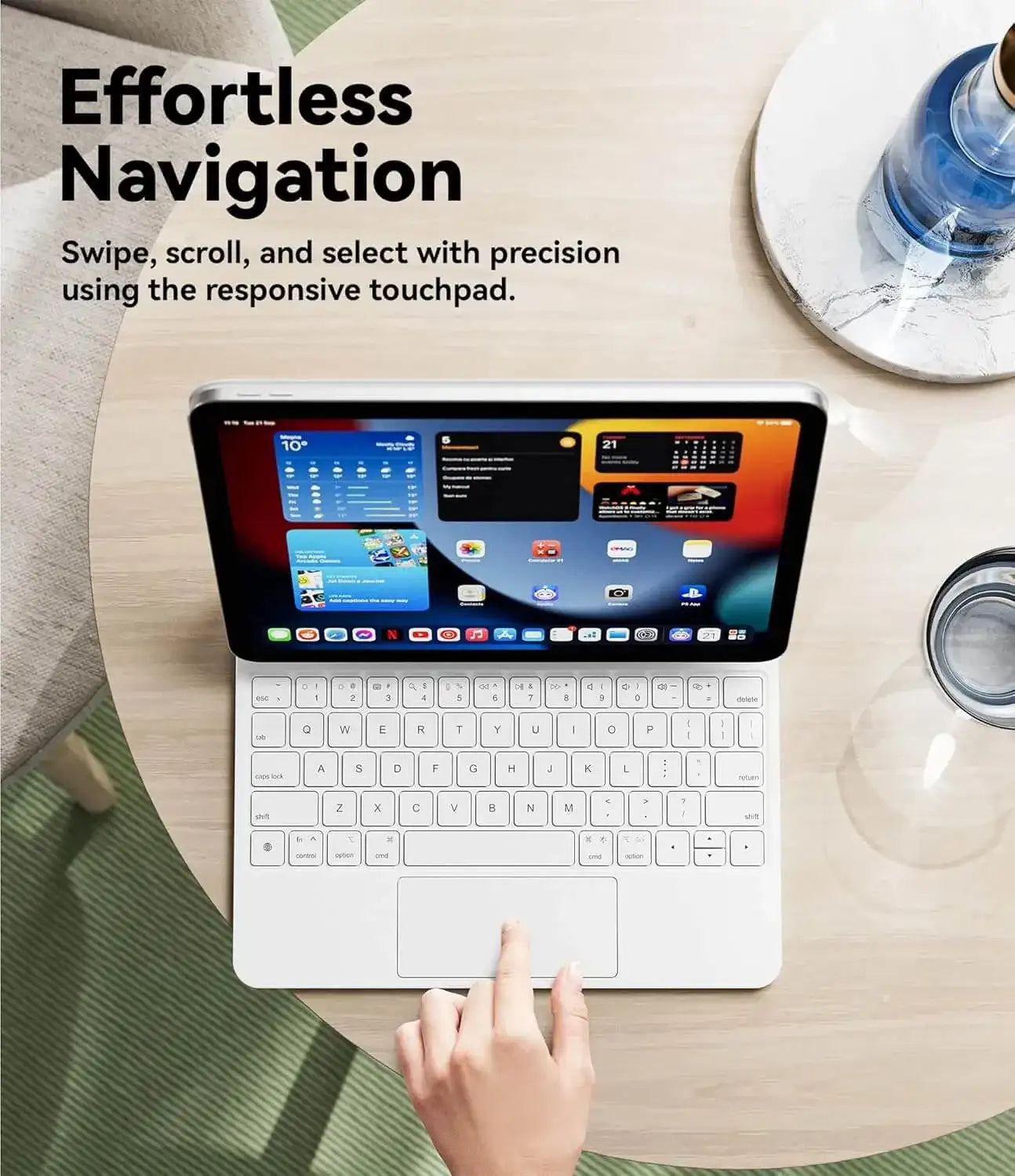 CHESONA Cloud Series Keyboard Case for iPad 10th Gen 2022