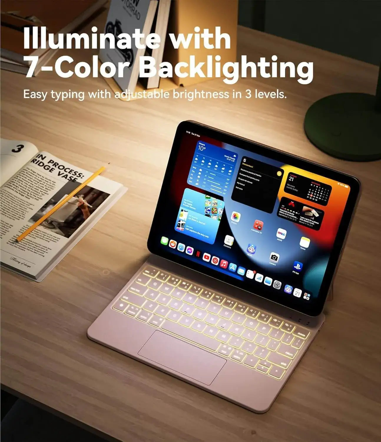 CHESONA Cloud Series Keyboard Case for iPad 10th Gen 2022