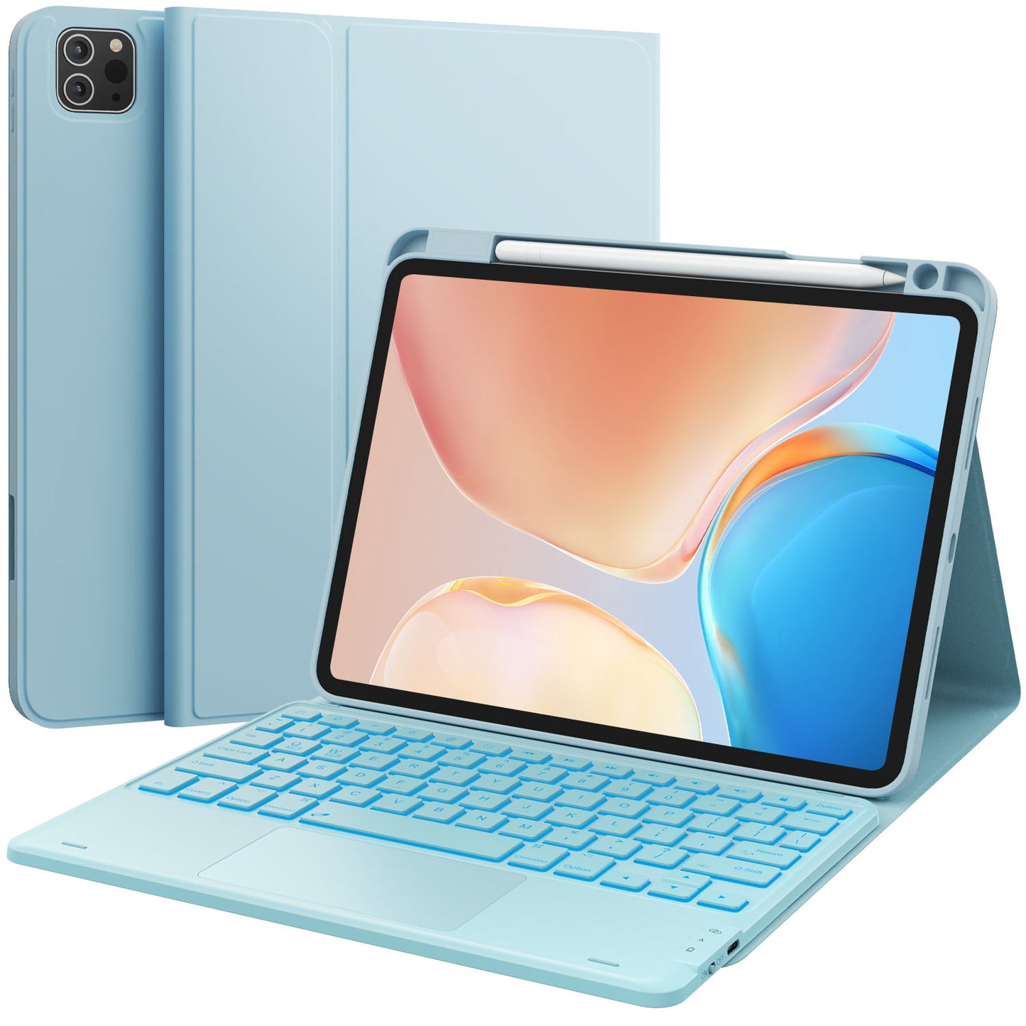 CHESONA Step Series Keyboard Case for iPad Pro 11" 4th/3rd/2nd/1st Gen/Air 10.9"