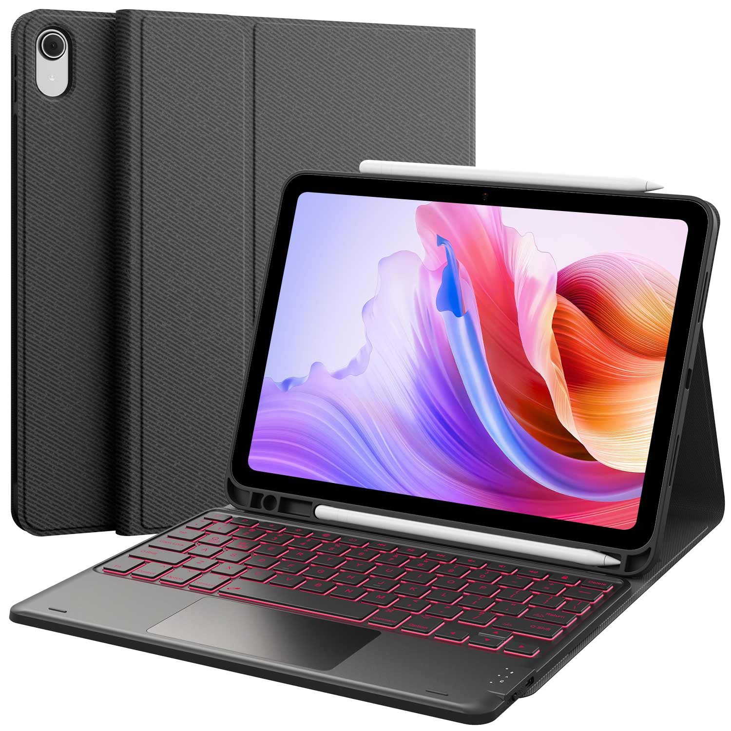 Wireless Keyboard And Mouse CHESONA For IPad 9th Generation Case