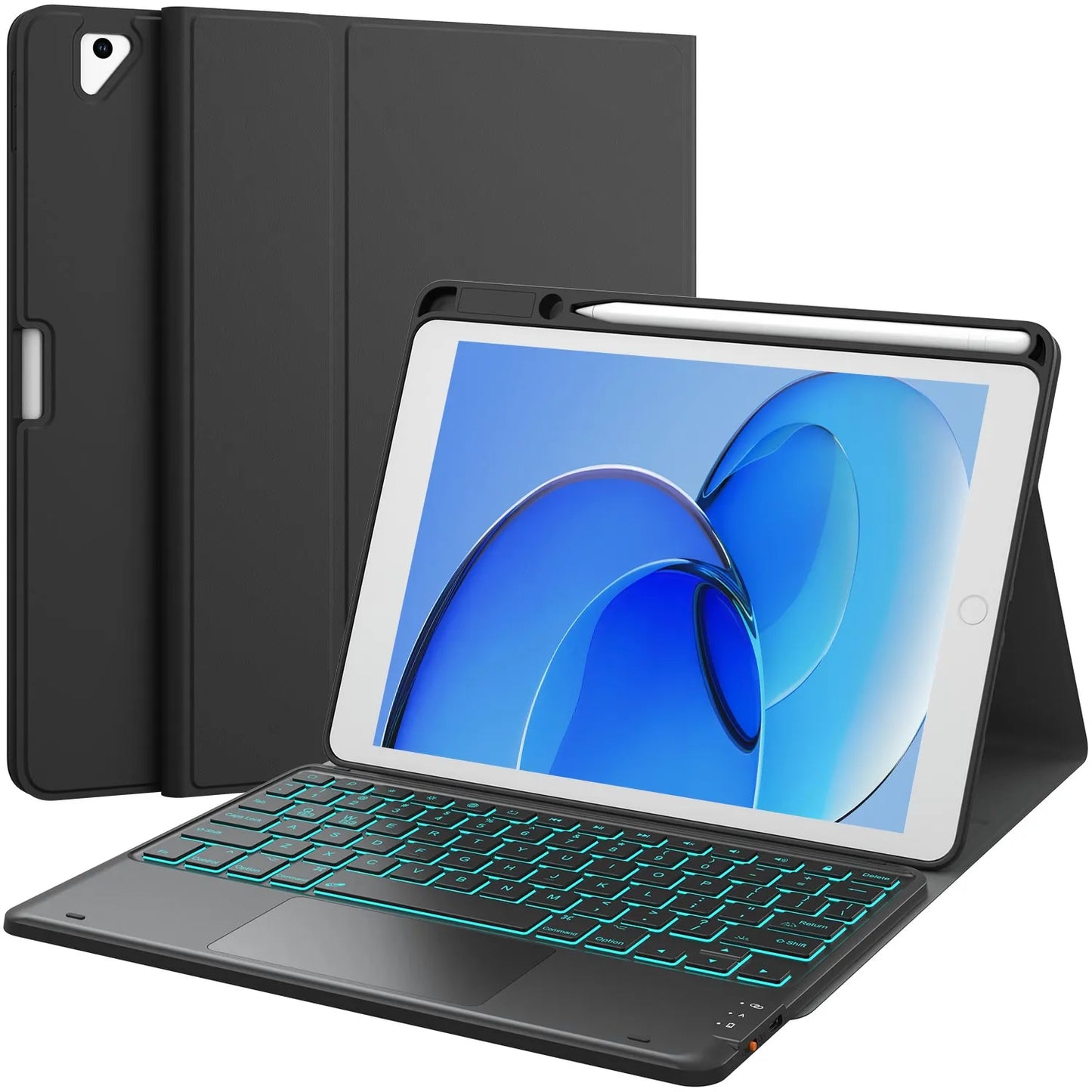 CHESONA Step Series Keyboard Case for iPad 9th/8th/7th/Air 2rd/Pro 10.5