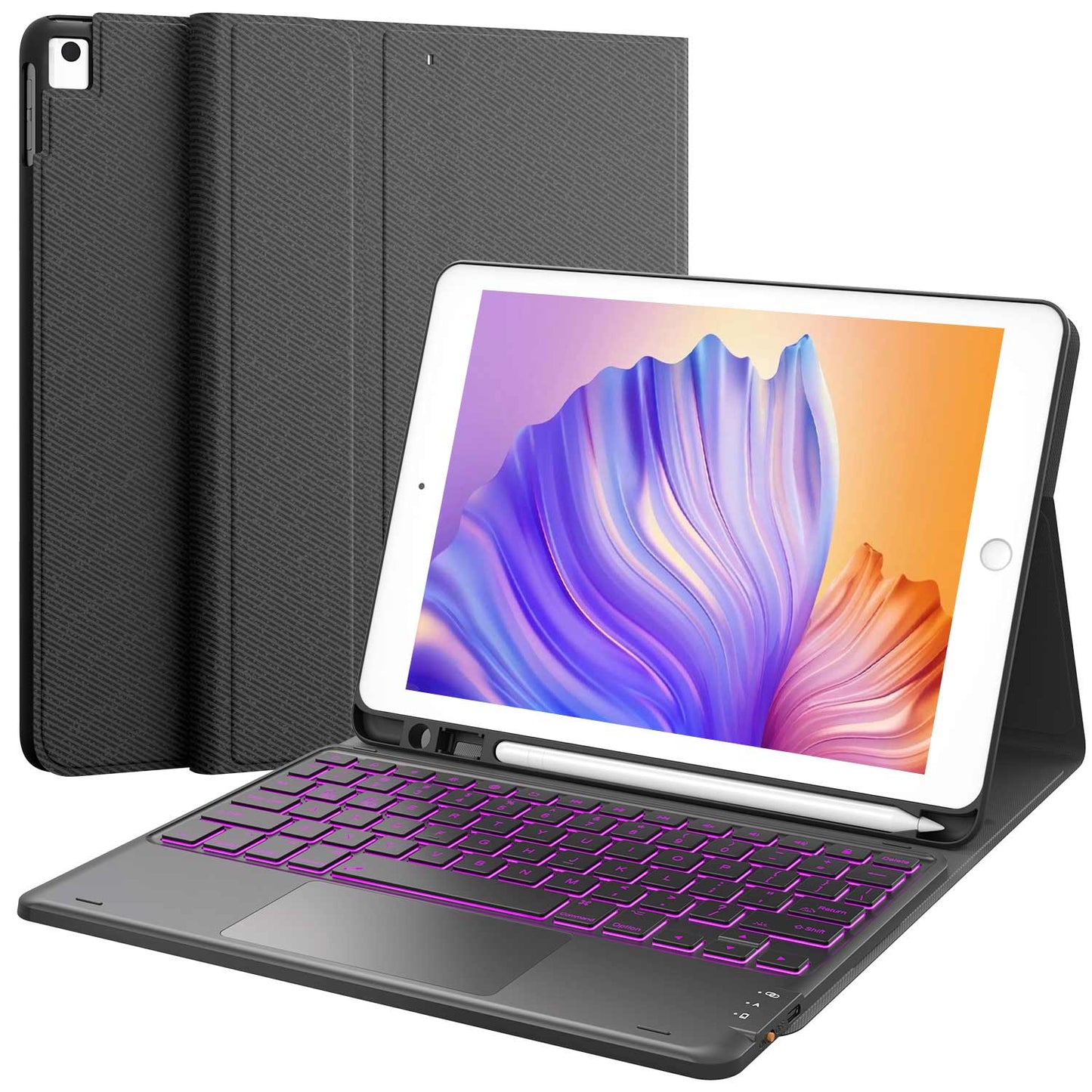 CHESONA Step Series Keyboard Case for iPad 9th/8th/7th Gen 10.2"