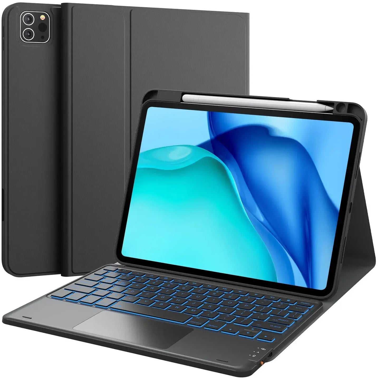CHESONA Step Series Keyboard Case for iPad Pro 11" 4th/3rd/2nd/1st Gen/Air 10.9"