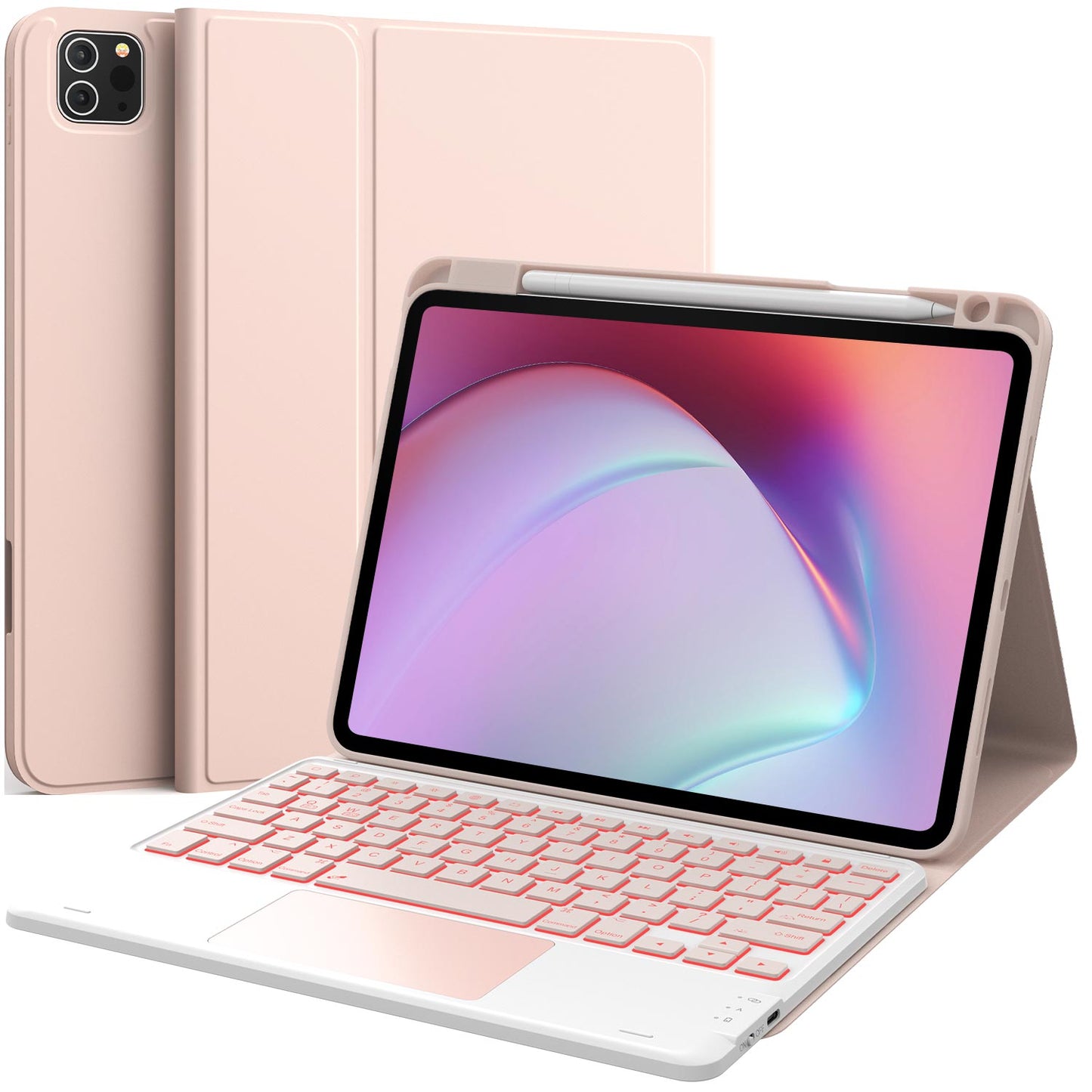 CHESONA Step Series Keyboard Case for iPad Pro 11" 4th/3rd/2nd/1st Gen/Air 10.9"