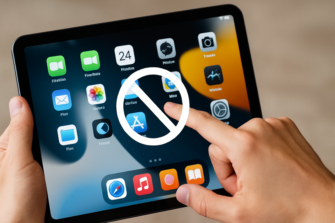 why cant i delete apps on my ipad