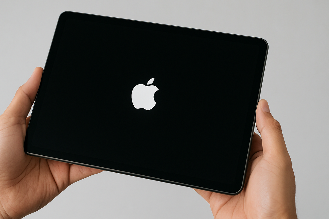 ipad stuck on apple logo