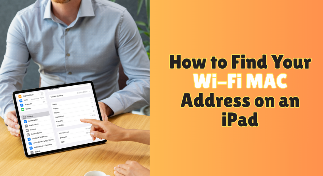 how to find mac address on ipad