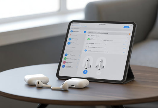 how to connect two airpods to one ipad