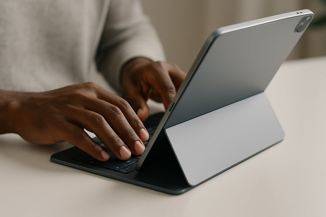 typing on ipad pro