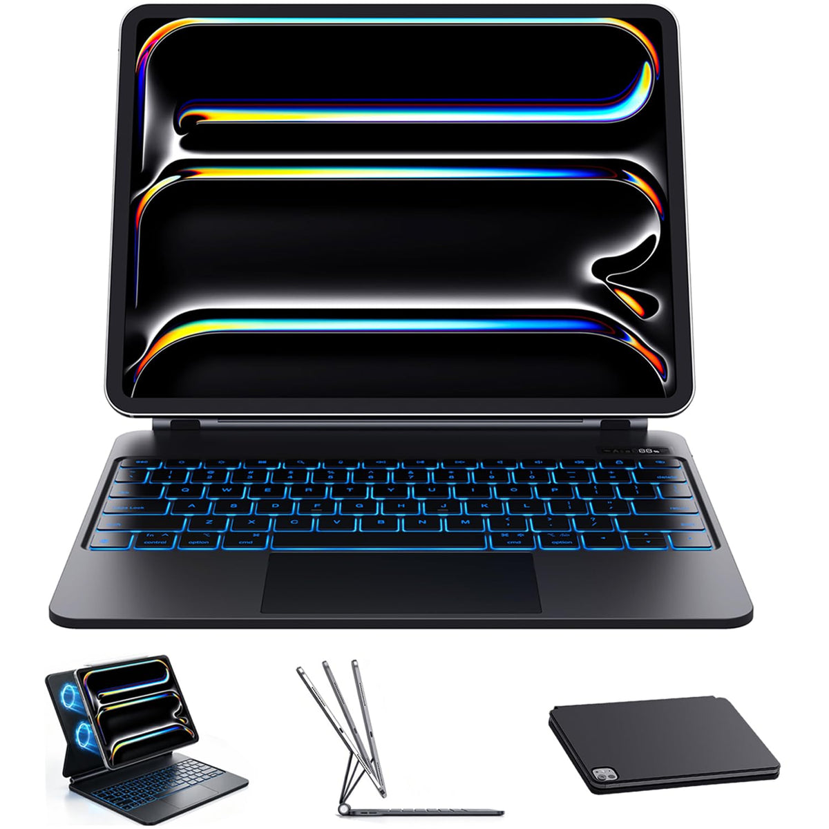 CHESONA Cloud Digital Keyboard Case for iPad Pro 13'' (M5) 2025