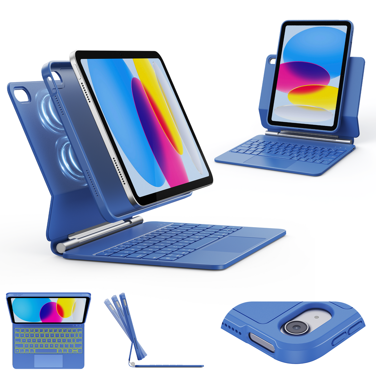 CHESONA Cloud 2 Detachable Keyboard Case for iPad 11th (A16, 2025)