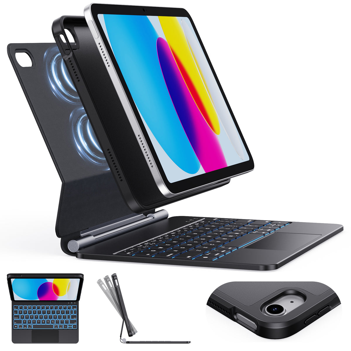 CHESONA Cloud 2 Detachable Keyboard Case for iPad 11th (A16, 2025)