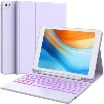 CHESONA Step Series Keyboard Case for iPad 6/5th gen & iPad Air 2 & iPad Pro 9.7"