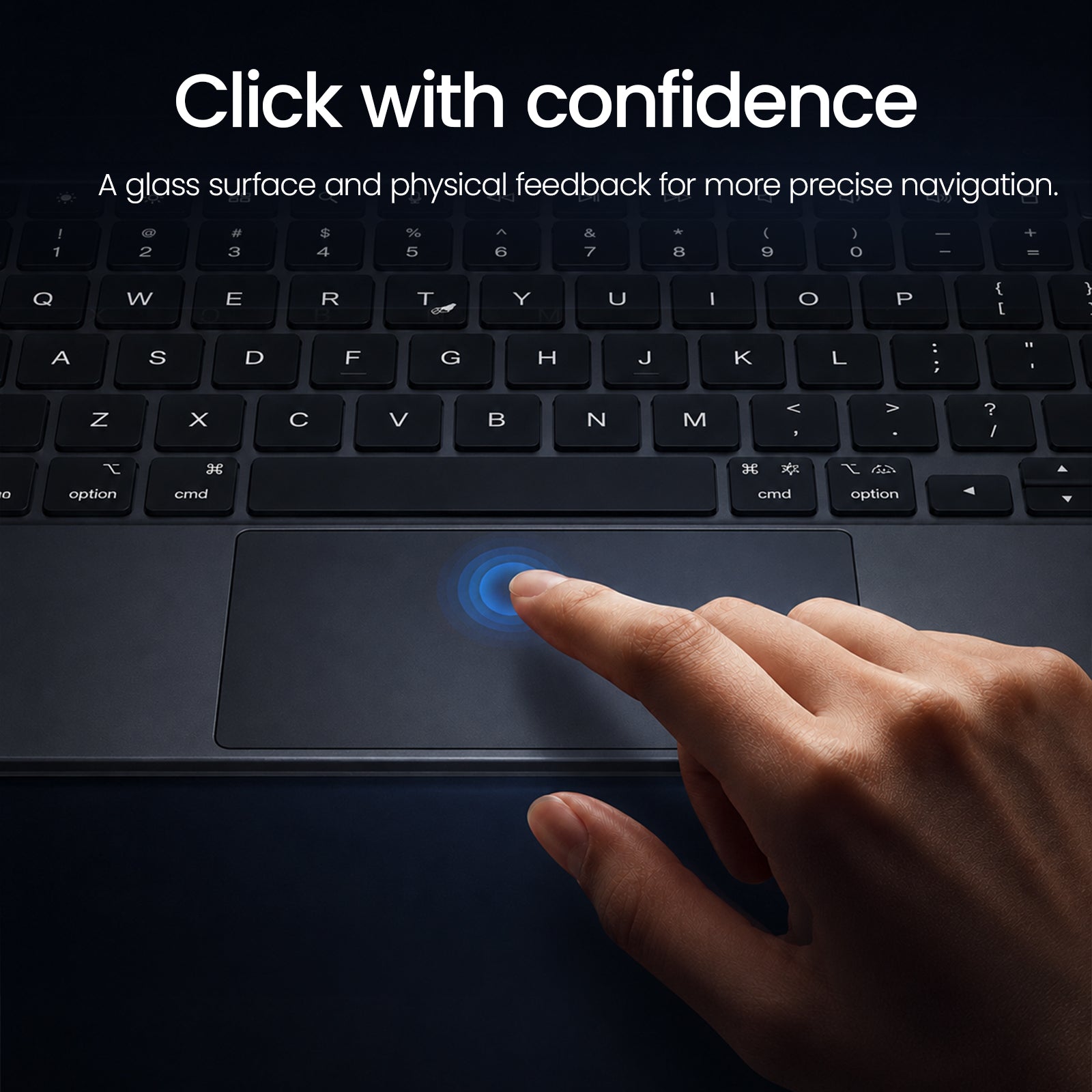 CHESONA Cloud X Keyboard Case for iPad Air 11"/10.9" & iPad Pro 11"(4th/3rd/2nd/1st Gen)