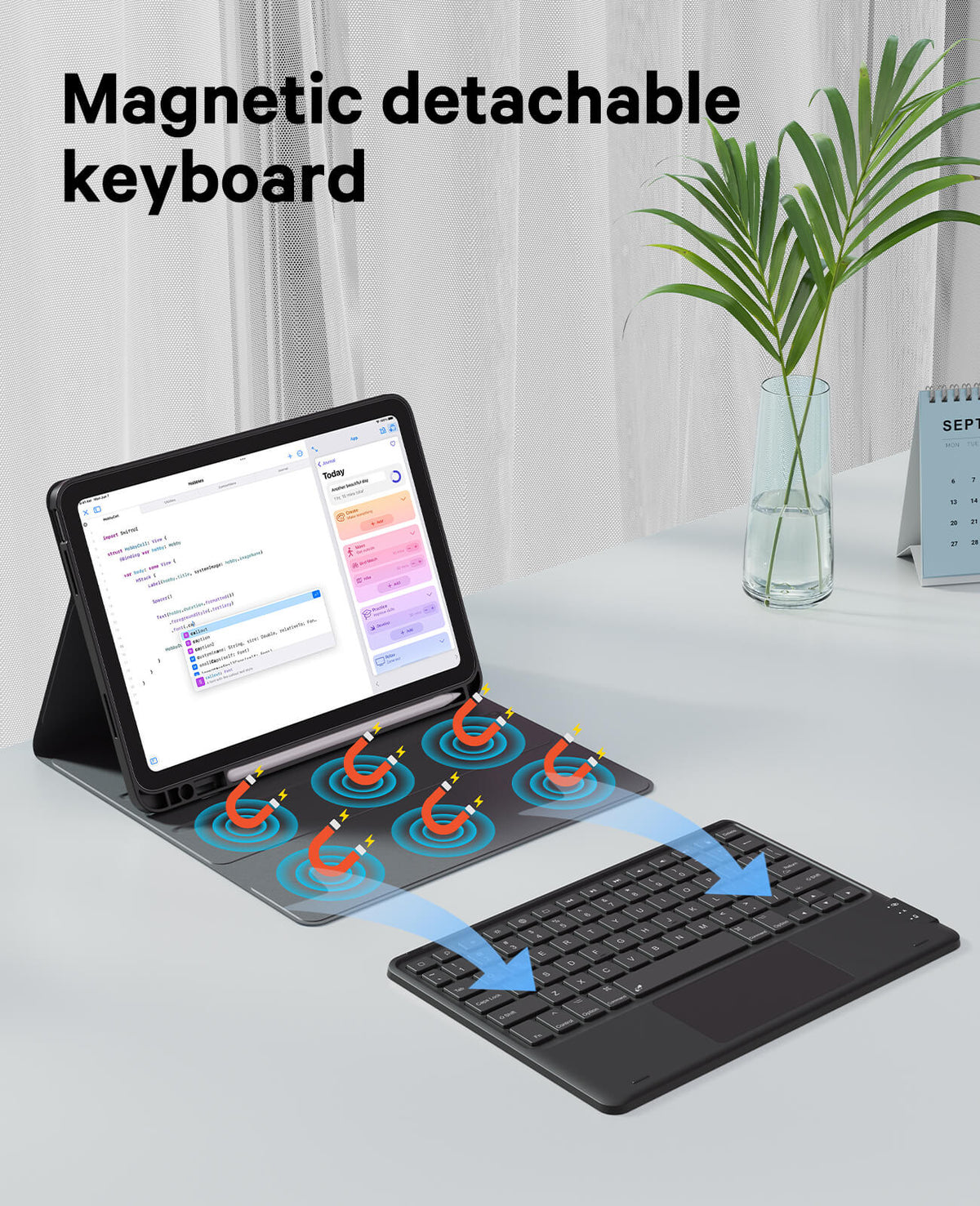 CHESONA Step Series Keyboard Case for iPad 10th 10.9''