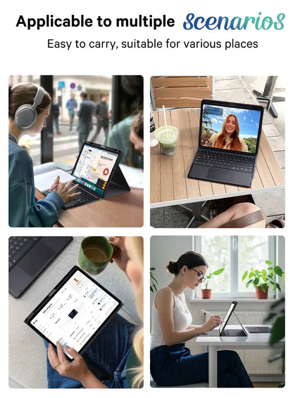 CHESONA Step Series Keyboard Case for iPad Pro 12.9" 6/5/4/3th, for iPad Air 13" M3/M2
