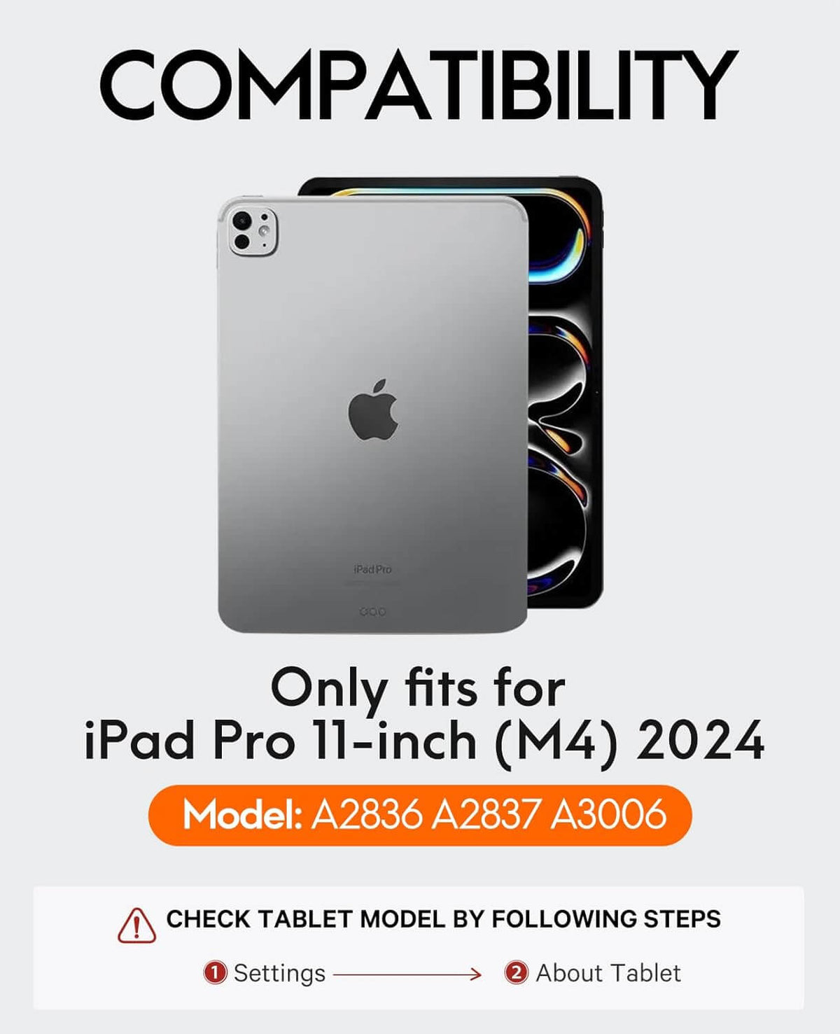 CHESONA Cloud Digital Keyboard Case for iPad Pro 11'' (M4,2024)
